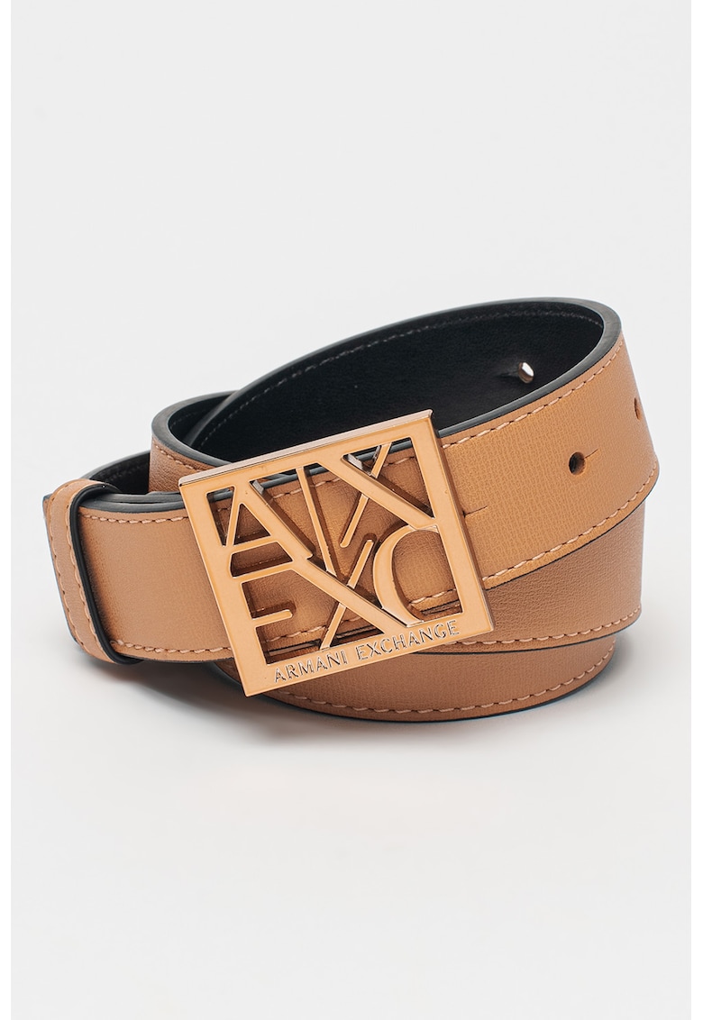 Curea cu catarama cu pin si logo Curea cu catarama cu pin si logo Armani Exchange
