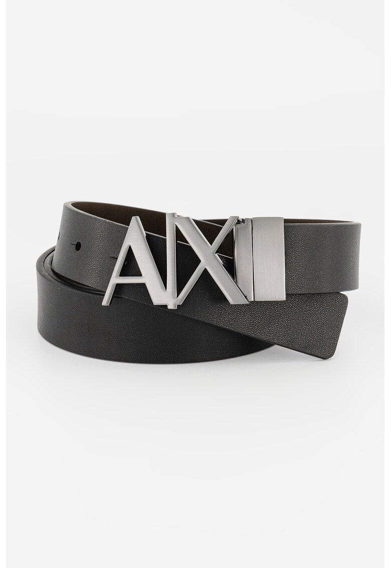 Curea de piele cu catarama cu logo Curea de piele cu catarama cu logo /accesorii/curele