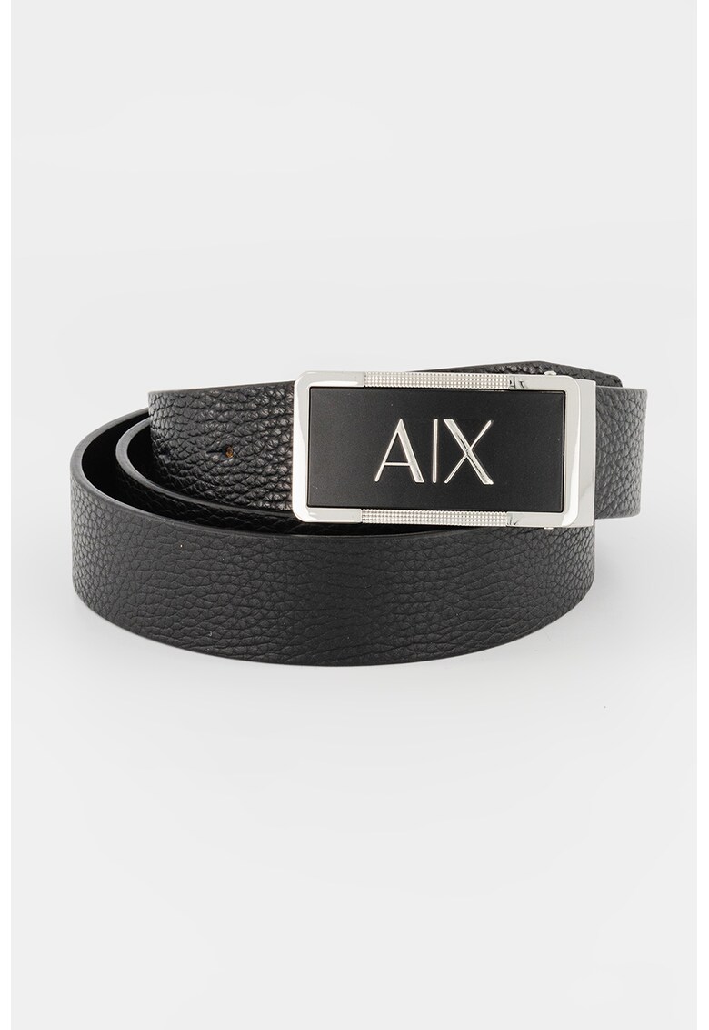 Curea de piele cu catarama cu logo Curea de piele cu catarama cu logo Armani Exchange