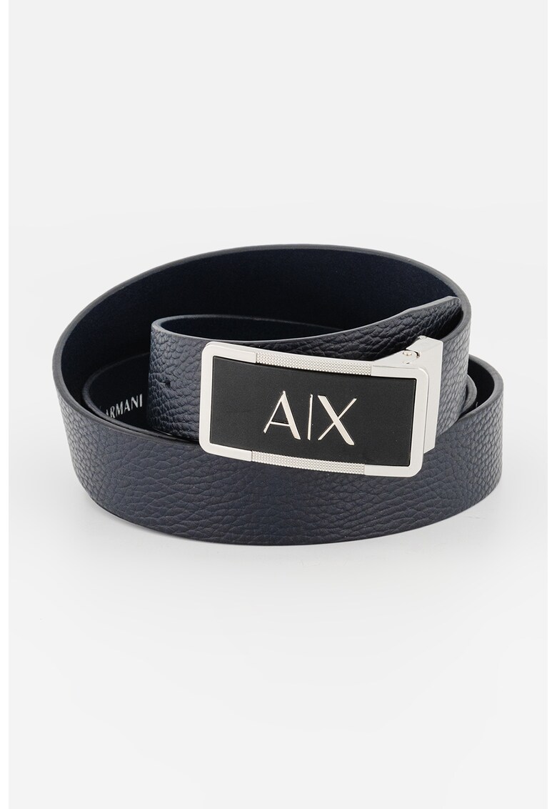 Curea de piele cu catarama cu logo Curea de piele cu catarama cu logo Armani Exchange
