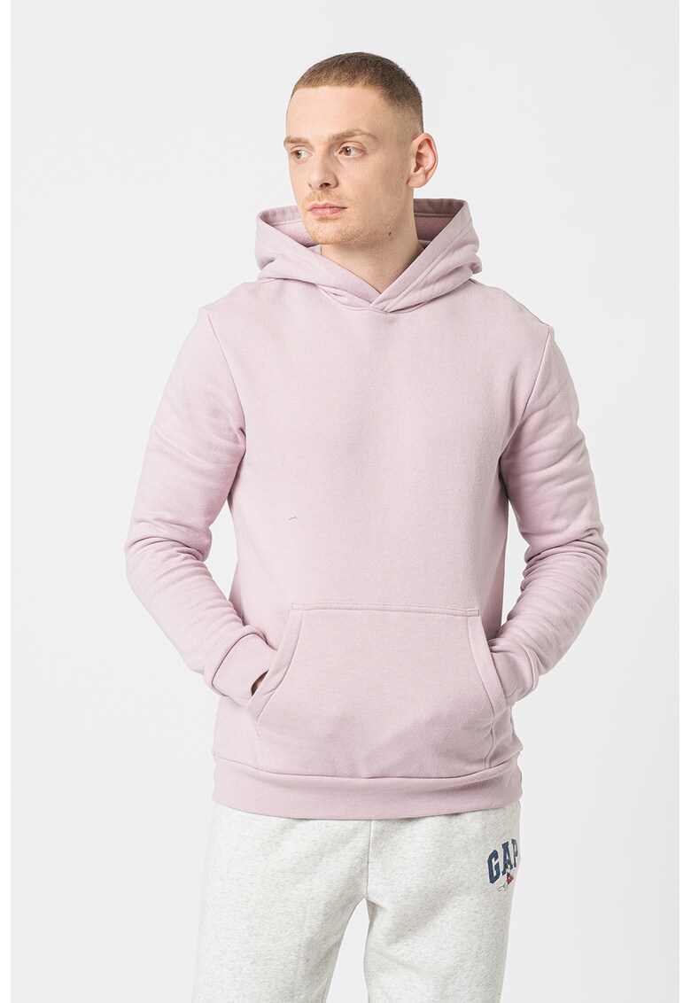 Худи с памук с джоб кенгуру GAP
