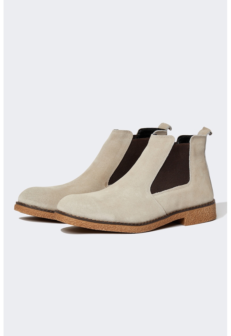 Ghete Chelsea de piele intoarsa