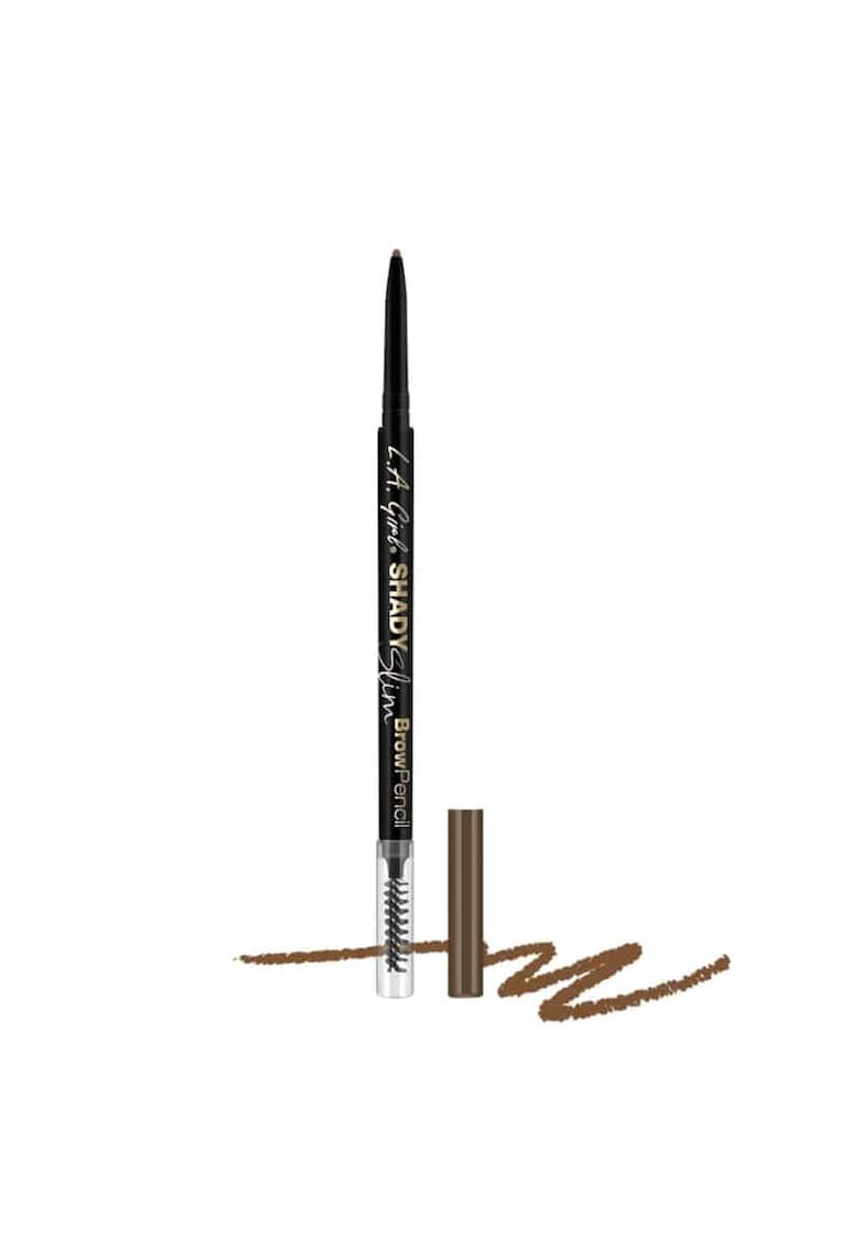 Creion definere sprancene L.A Girl Shady Slim Brow Pencil GB 353 Soft Brown - 0.08g