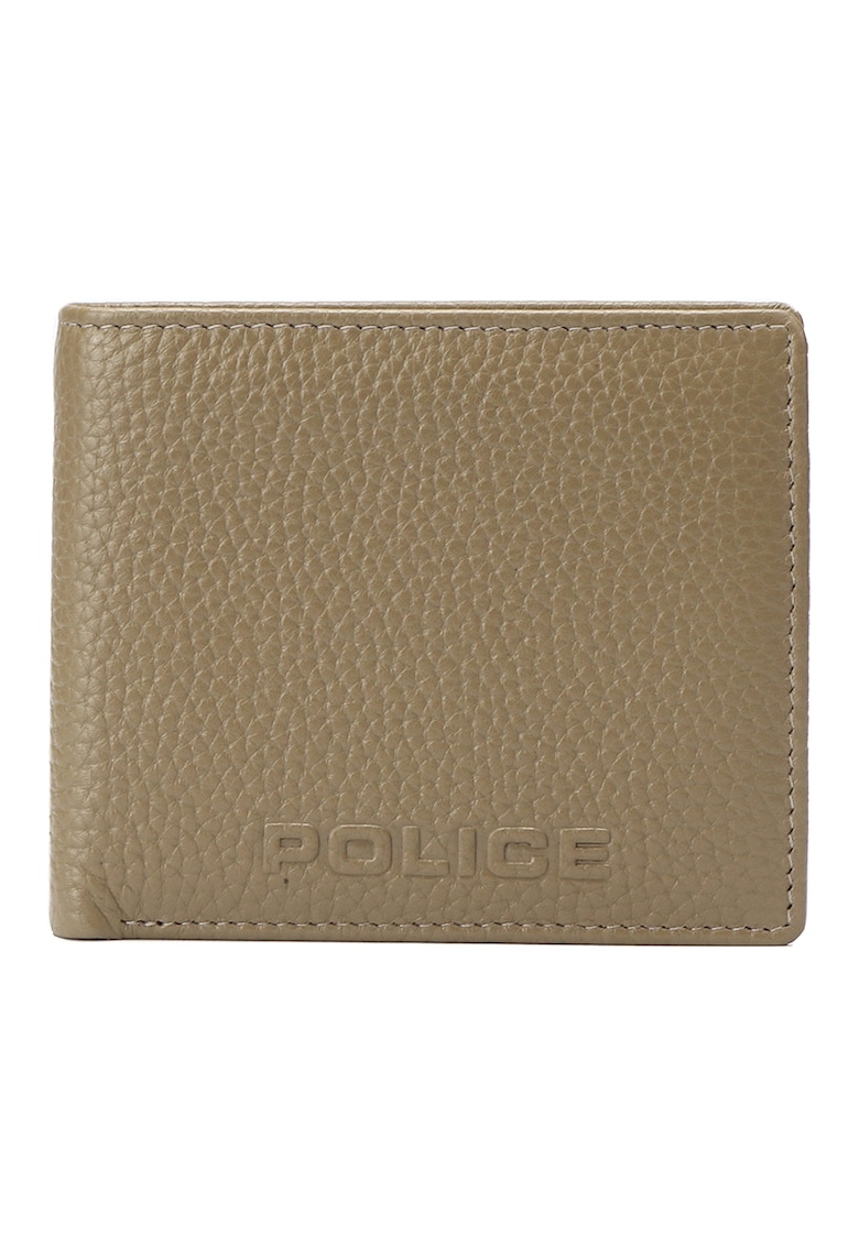 Кожен портфейл с лого Police