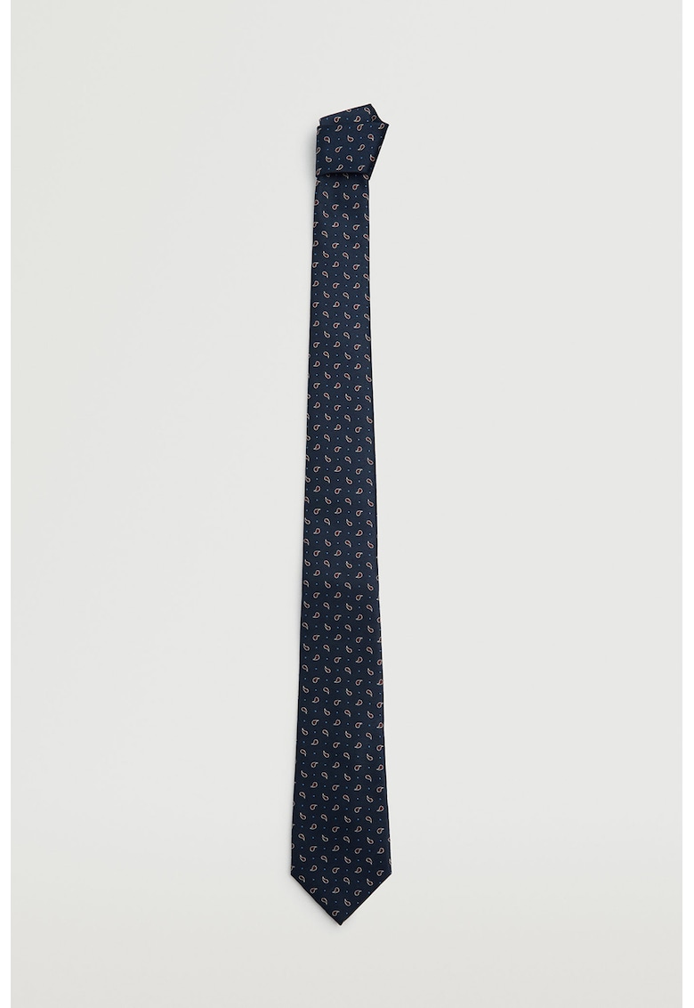 Cravata cu model paisley Pas Mango ACCESORII/Papioane