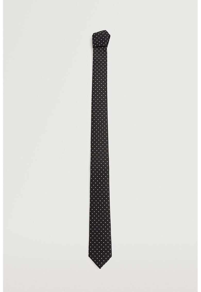 Cravata cu imprimeu geometric Dots Mango ACCESORII/Papioane