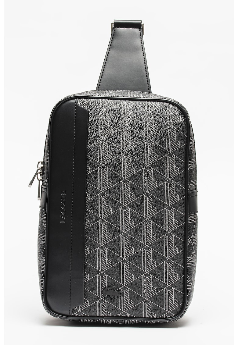 Geanta slingbag de piele ecologica cu model geometric fashiondays.ro imagine 2022 reducere
