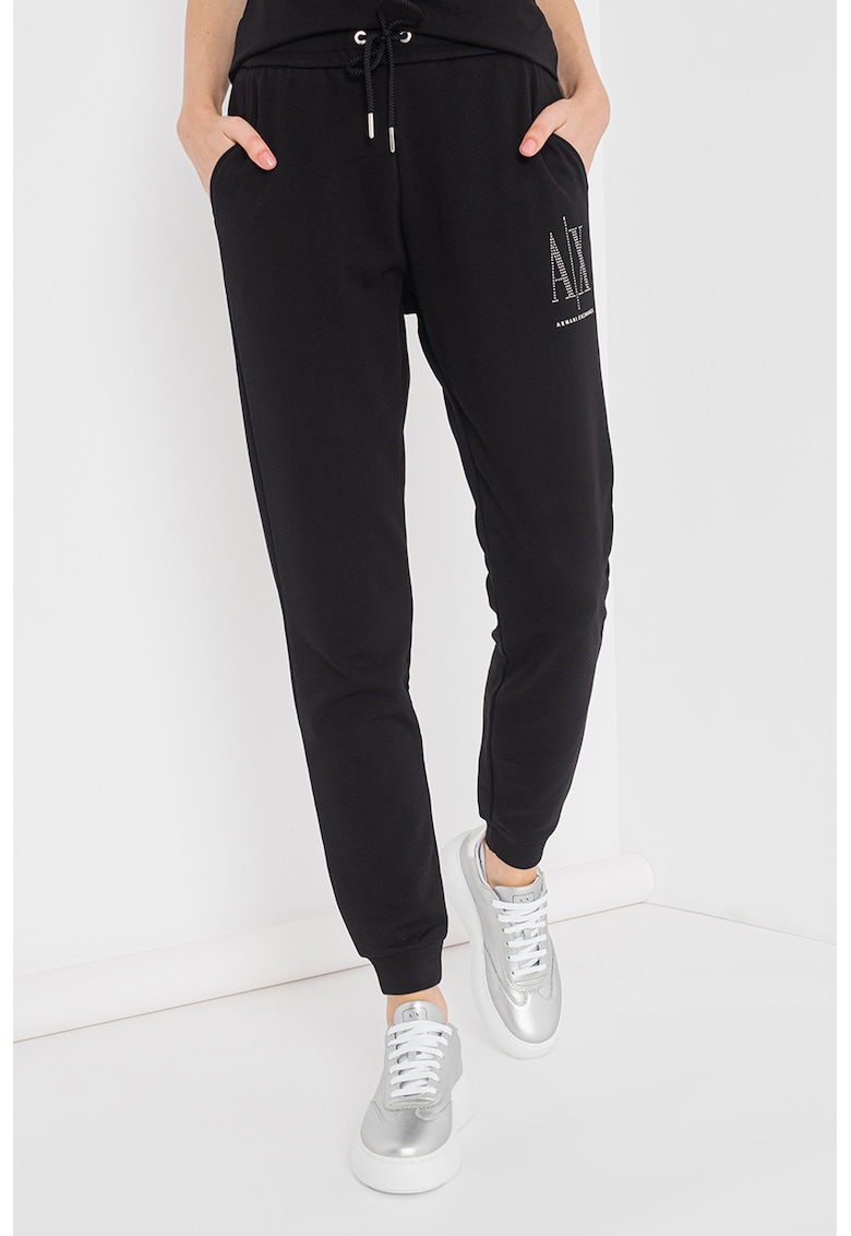 Pantaloni jogger conici cu buzunare oblice