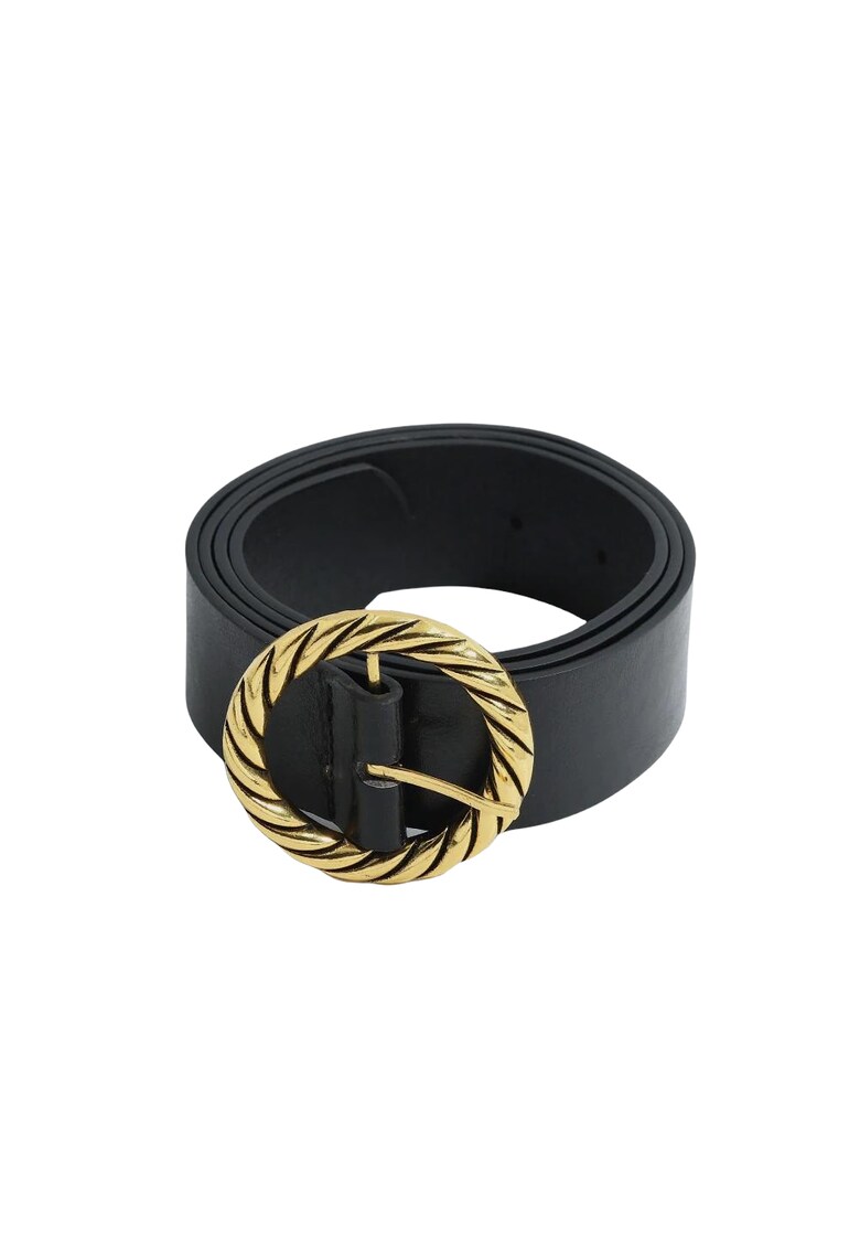 Curea neagra - cu catarama aurie - Anrika C7 -