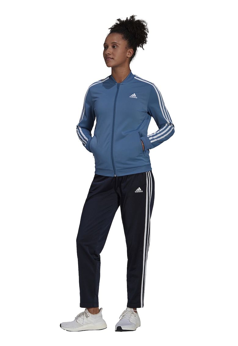 Trening cu fermoar si buzunare laterale Essentials - Albastru inchis/Bleumarin