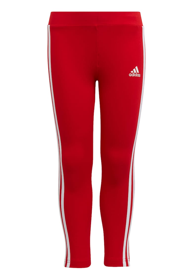 Colanti cu talie elastica 3 STRIPES ESSENTIALS - Rosu vermillion