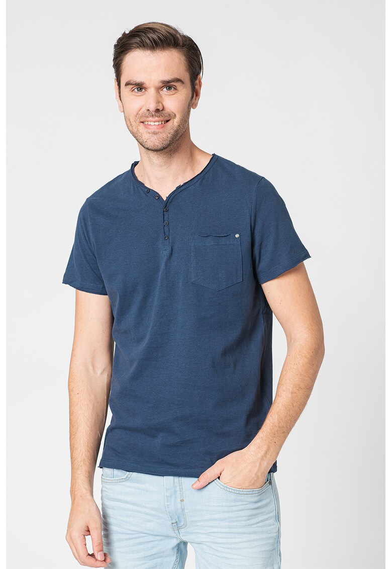 bleeding Restate die Tricou de bumbac cu buzunar aplicat pe piept - Tricouri si Maieuri Barbati - Tricouri Casual Barbati bleeding Restate die Tricou de bumbac cu buzunar aplicat pe piept - Tricouri si Maieuri Barbati - Tricouri Casual Barbati