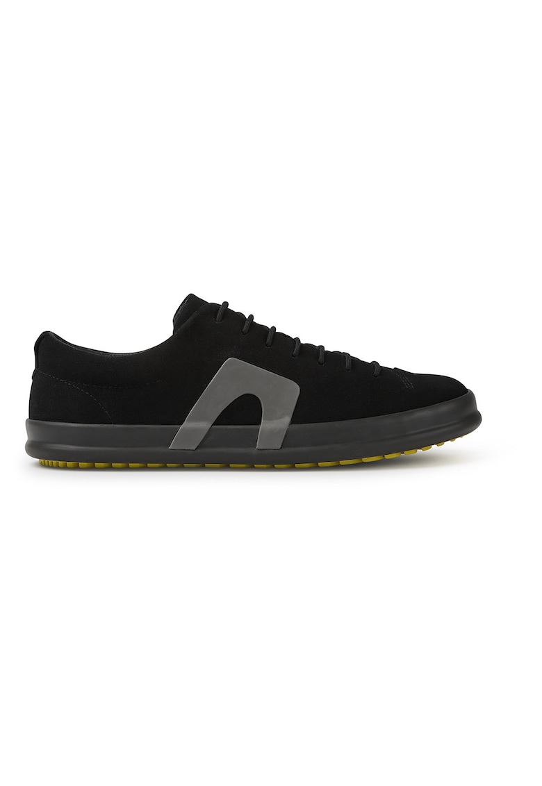 Pantofi sport de piele nabuc Chasis - Negru