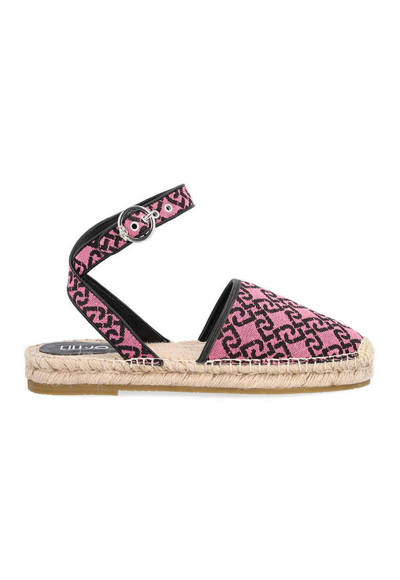 Sandale-espadrile cu imprimeu logo fashiondays.ro Femei