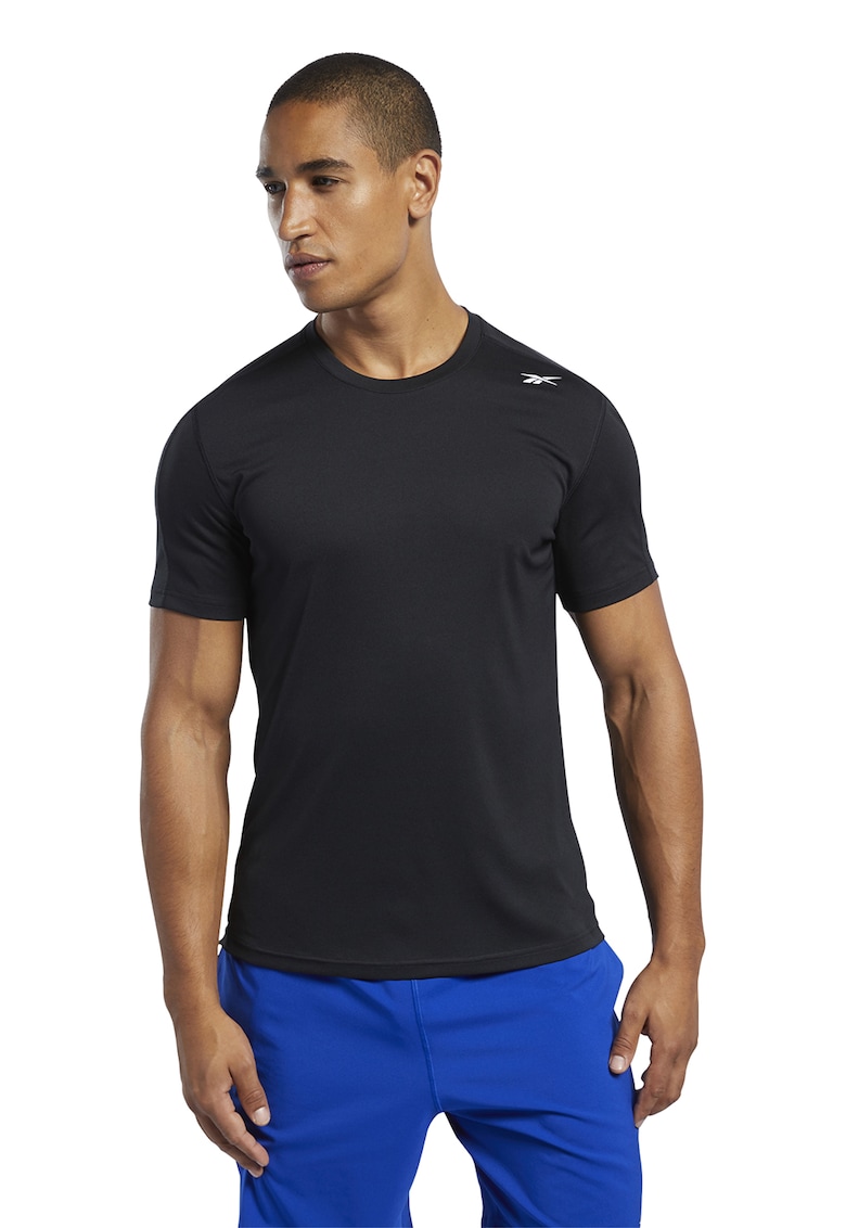 Tricou slim fit pentru antrenament Wor - Negru