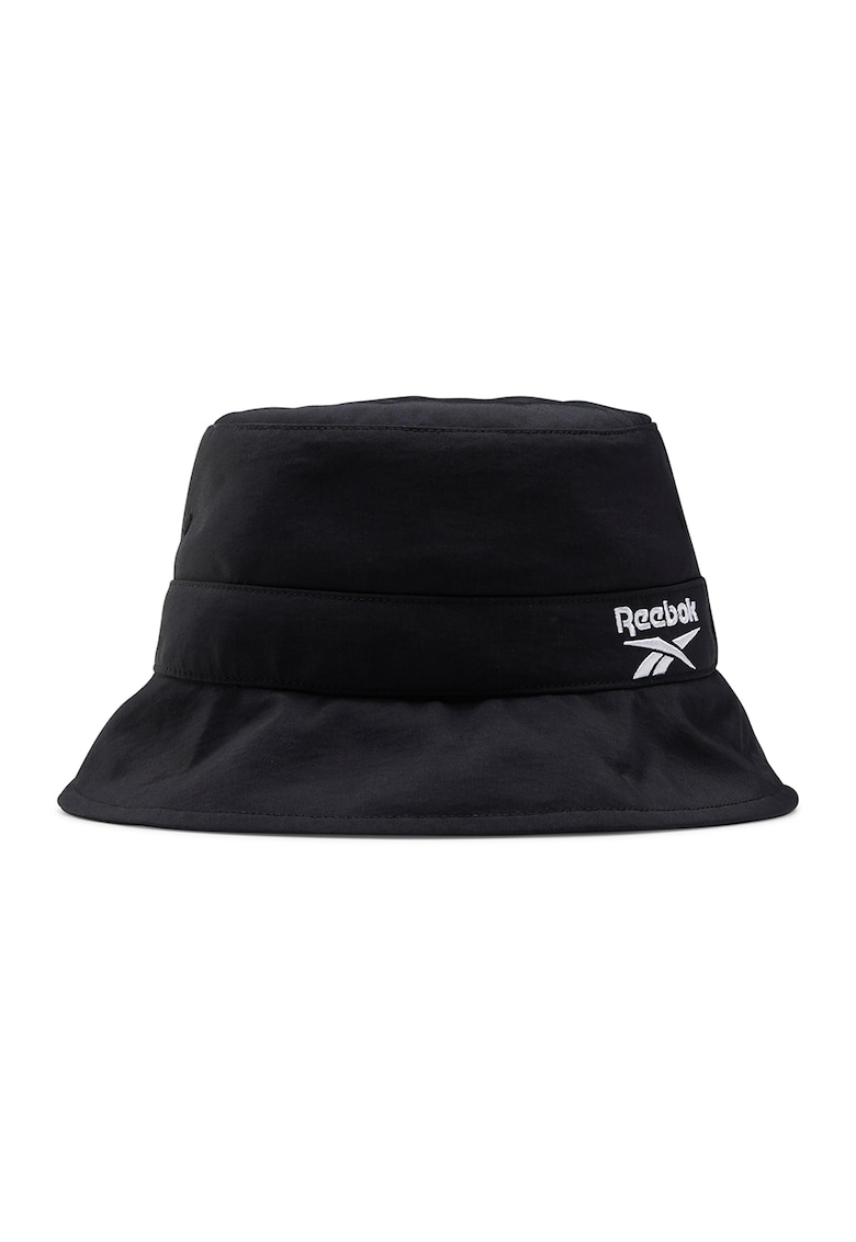 Palarie bucket unisex cu logo - Negru