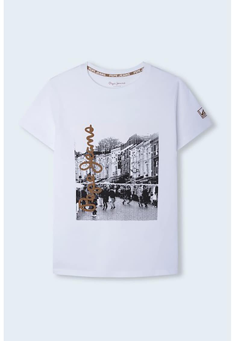 Десенирана тениска Cameron Pepe Jeans London