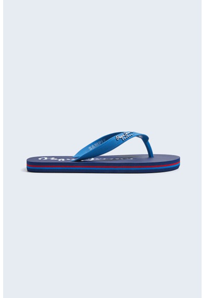 Papuci flip-flop cu logo in relief fashiondays.ro imagine noua 2022