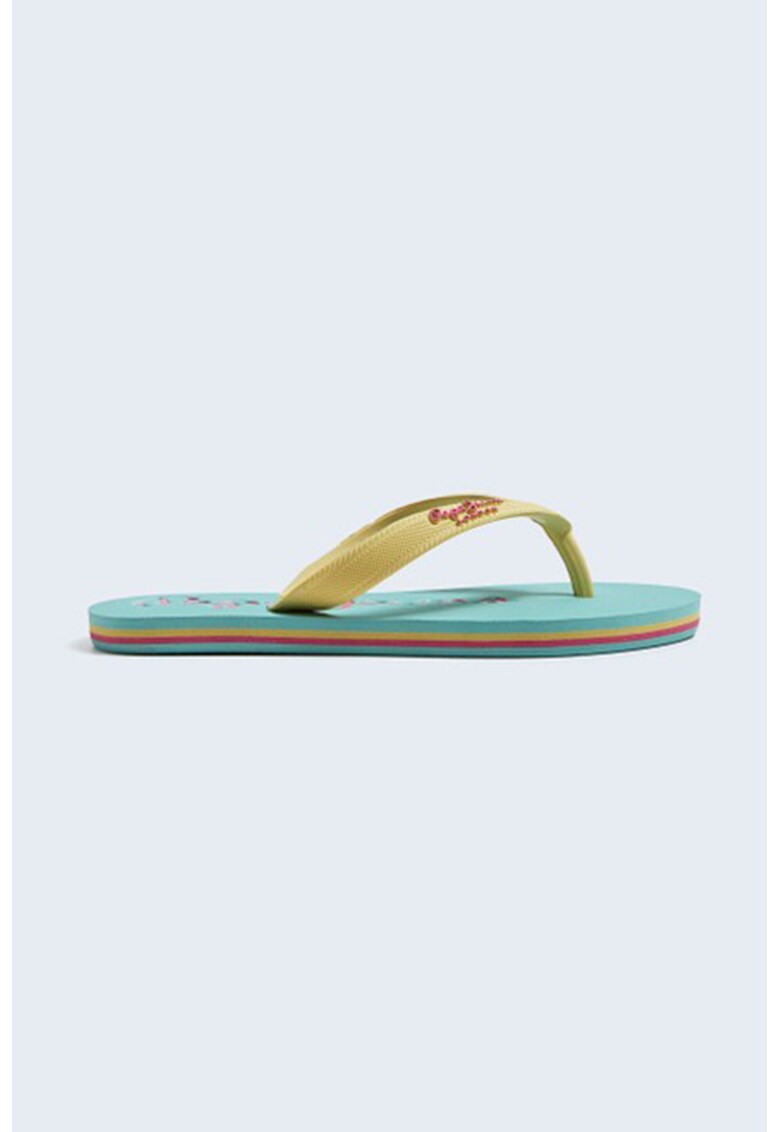 Papuci flip-flop cu logo fashiondays.ro imagine noua 2022