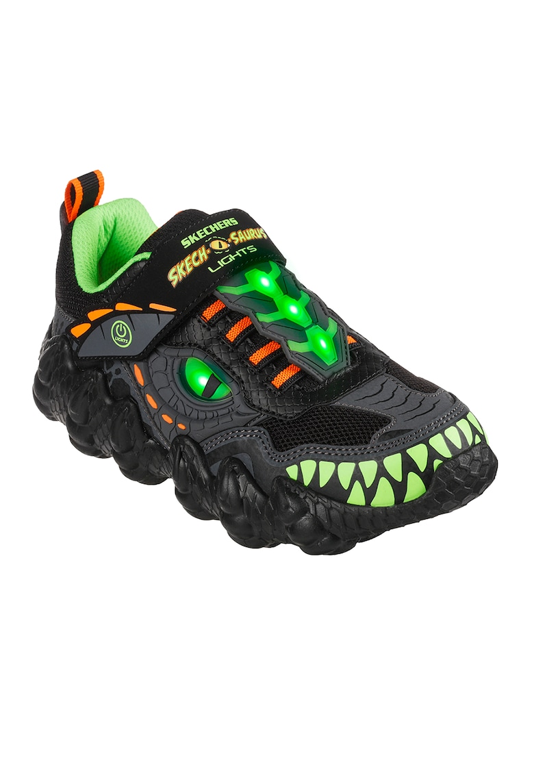 Pantofi sport cu LED-uri Skech-O-Saurus
