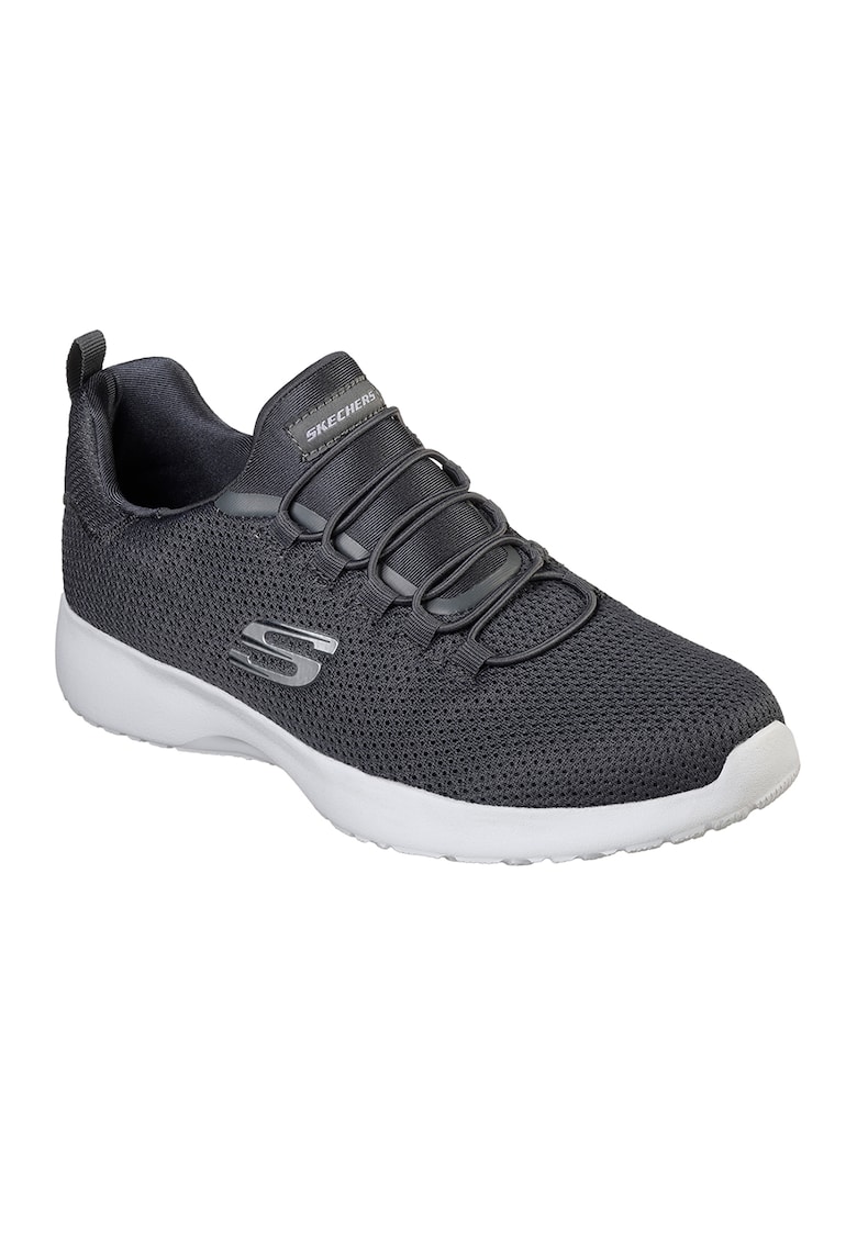 Skechers Pantofi sport slip-on de plasa Dynamight - Gri antracit