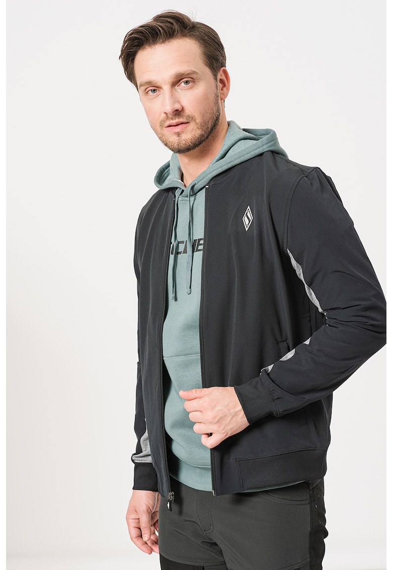 Bluza sport cu fermoar si buzunare oblice pentru fitness Skechweave
