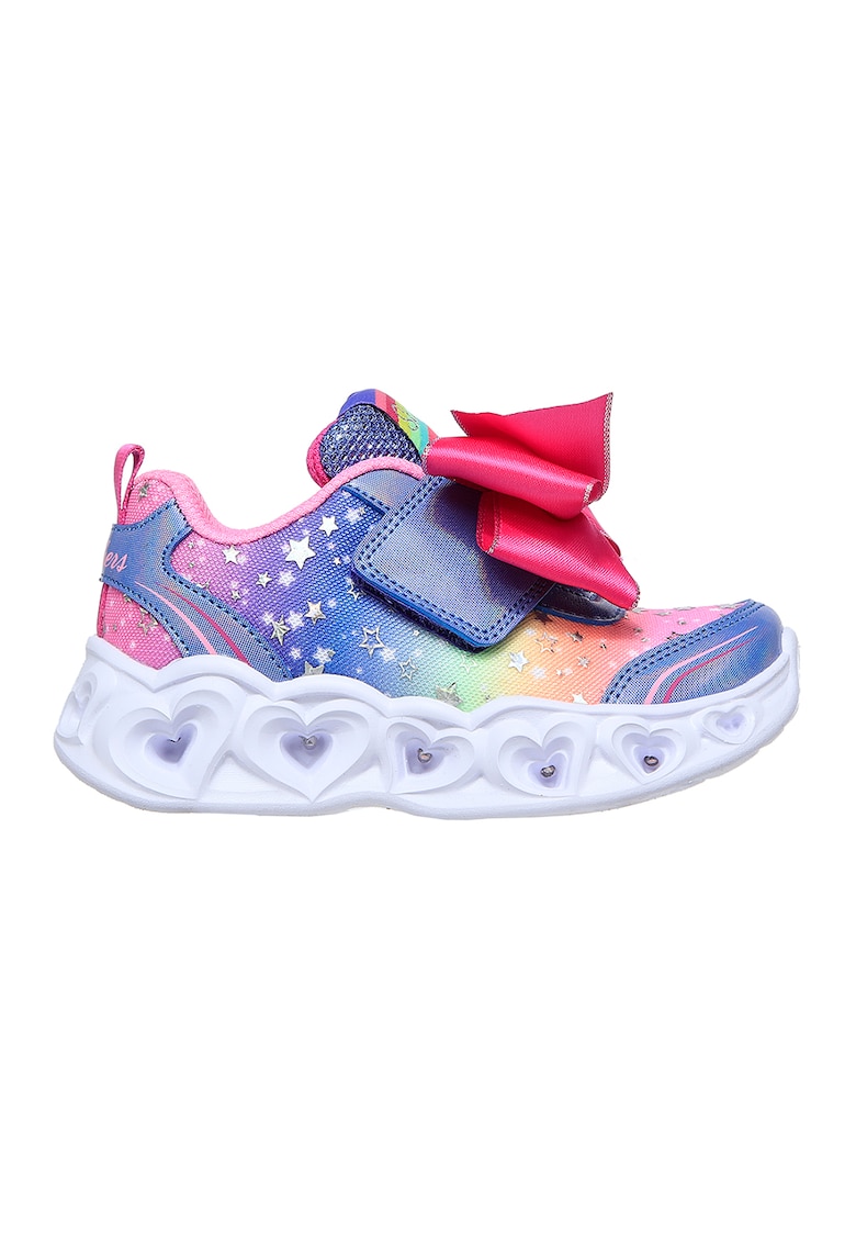 Pantofi sport cu model colorblock si aplicatie cu funda Heart Lights-All Abo
