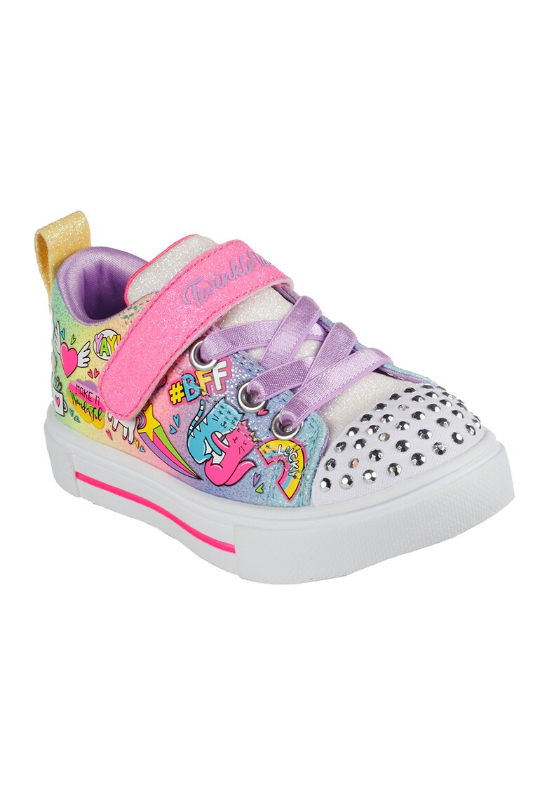 Tenisi cu velcro twinkle sparks - bff magic light-up