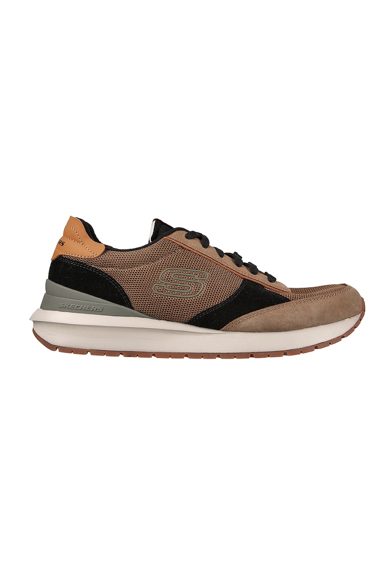 Pantofi sport cu insertii de piele intoarsa Sunny Dale Miyoto - Negru/Maro