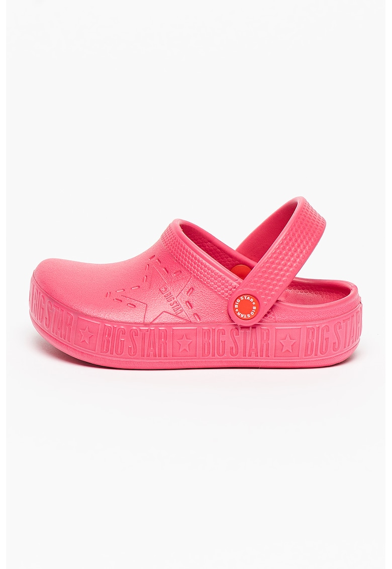 Saboti cu bareta slingback - Fucsia