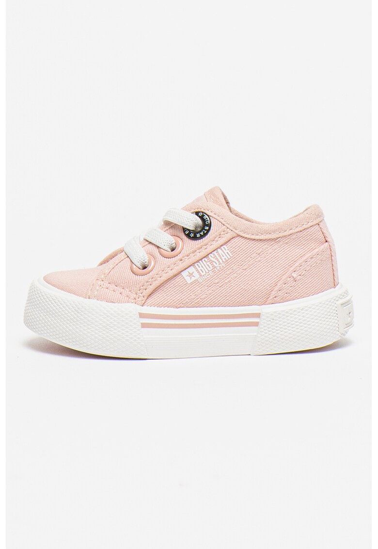 Tenisi cu sireturi elastice - Roz