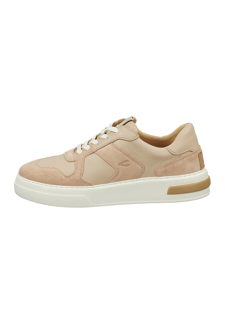 Pantofi sport de piele cu garnituri de piele intoarsa Pantofi sport de piele cu garnituri de piele intoarsa Camel Active