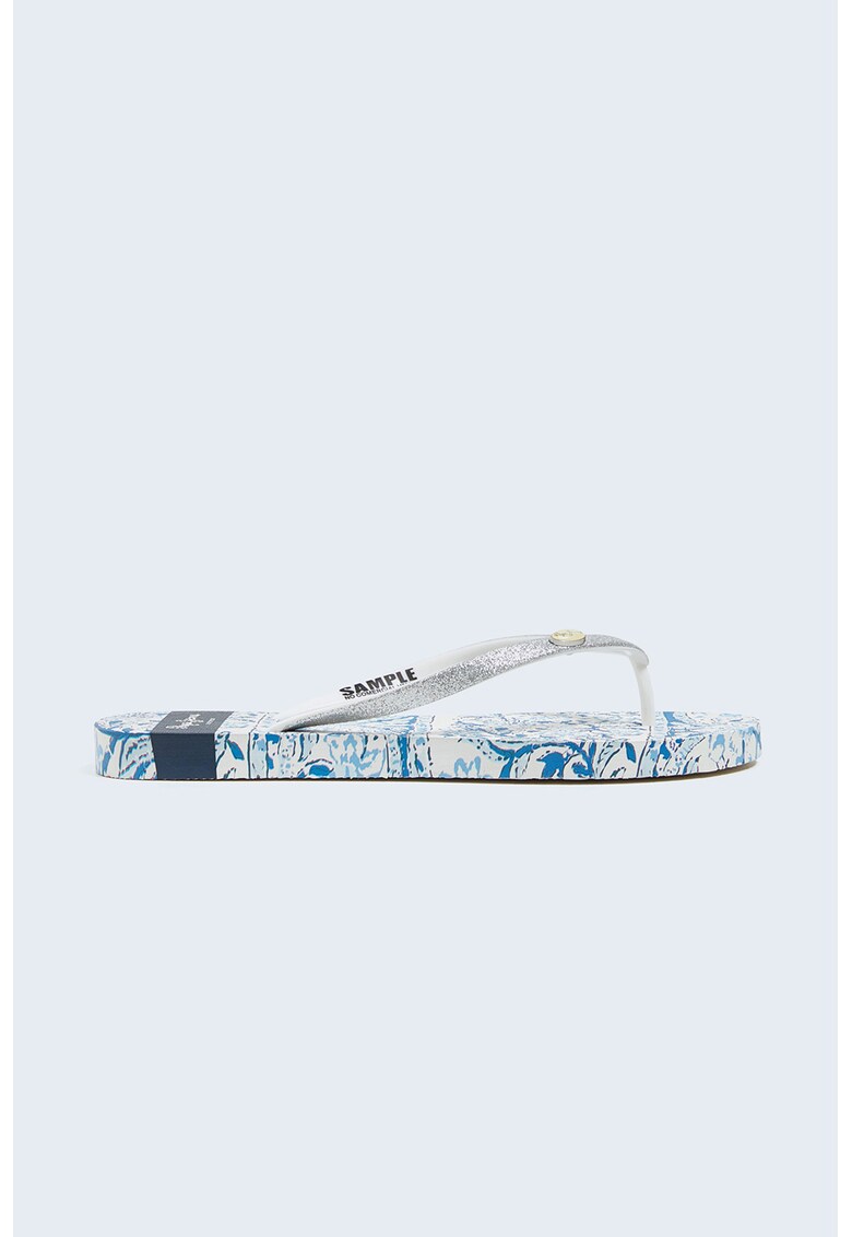 Papuci flip-flop cu detaliu logo fashiondays.ro imagine noua 2022