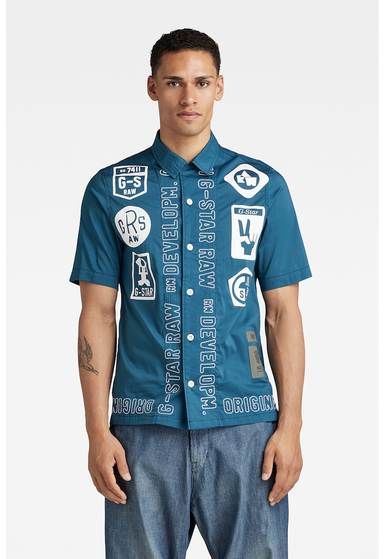 G-Star RAW Риза Hawai с къси ръкави за Мъже G-Star RAW Риза Hawai с къси ръкави за Мъже