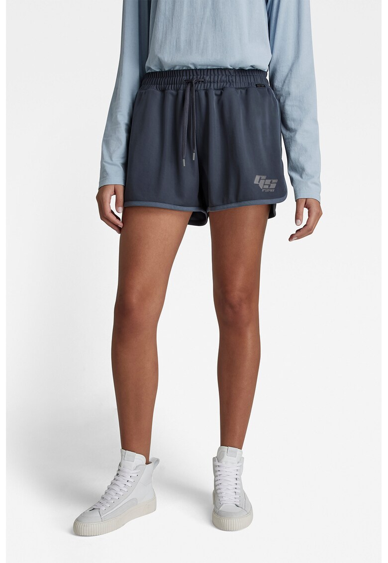 Къс панталон с висока талия и цепки встрани G-Star RAW