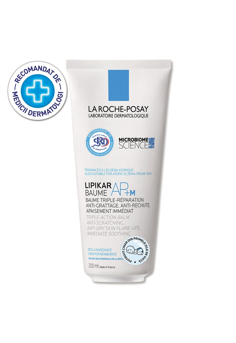 Balsam reparator si calmant cu tripla actiune  Lipikar Baume AP+M -