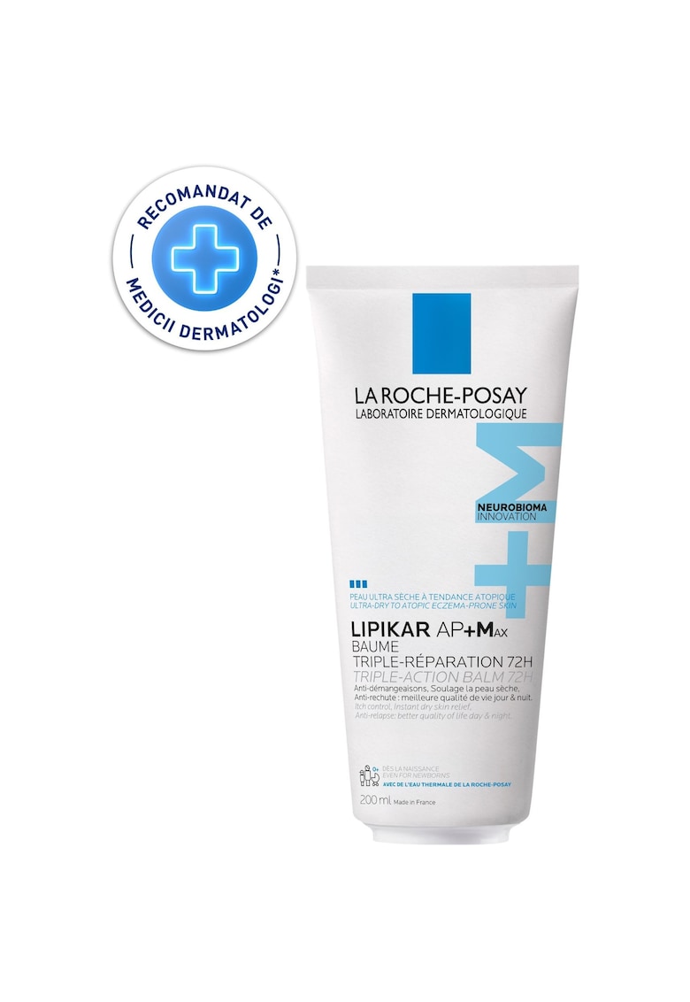 Balsam reparator si calmant cu tripla actiune Lipikar Baume AP+M -