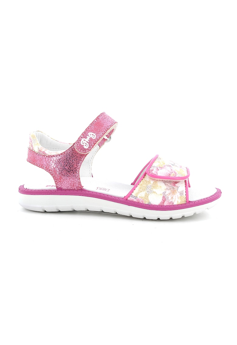 Sandale cu velcro si imprimeu floral Fashiondays 2023-03-19