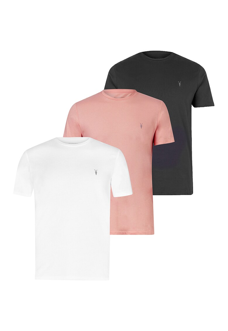 Set de tricouri cu decolteu la baza gatului Tonic – 3 piese AllSaints