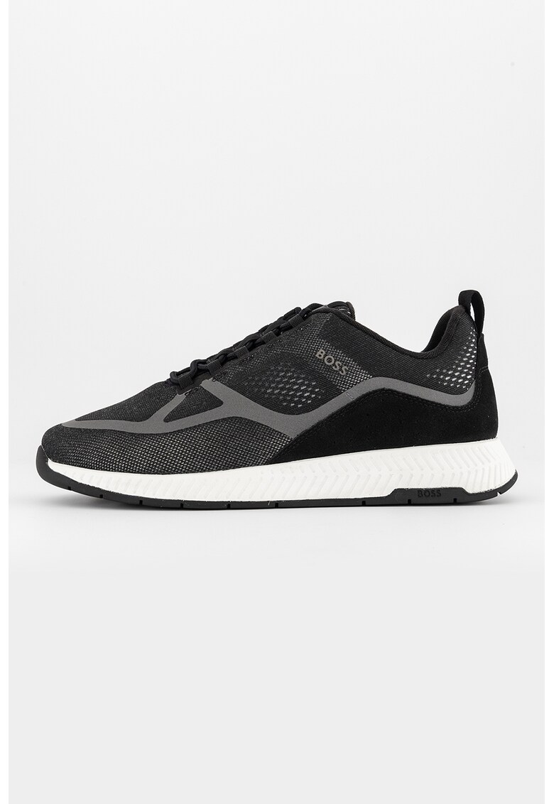 Pantofi sport low-cut cu detalii reflectorizante