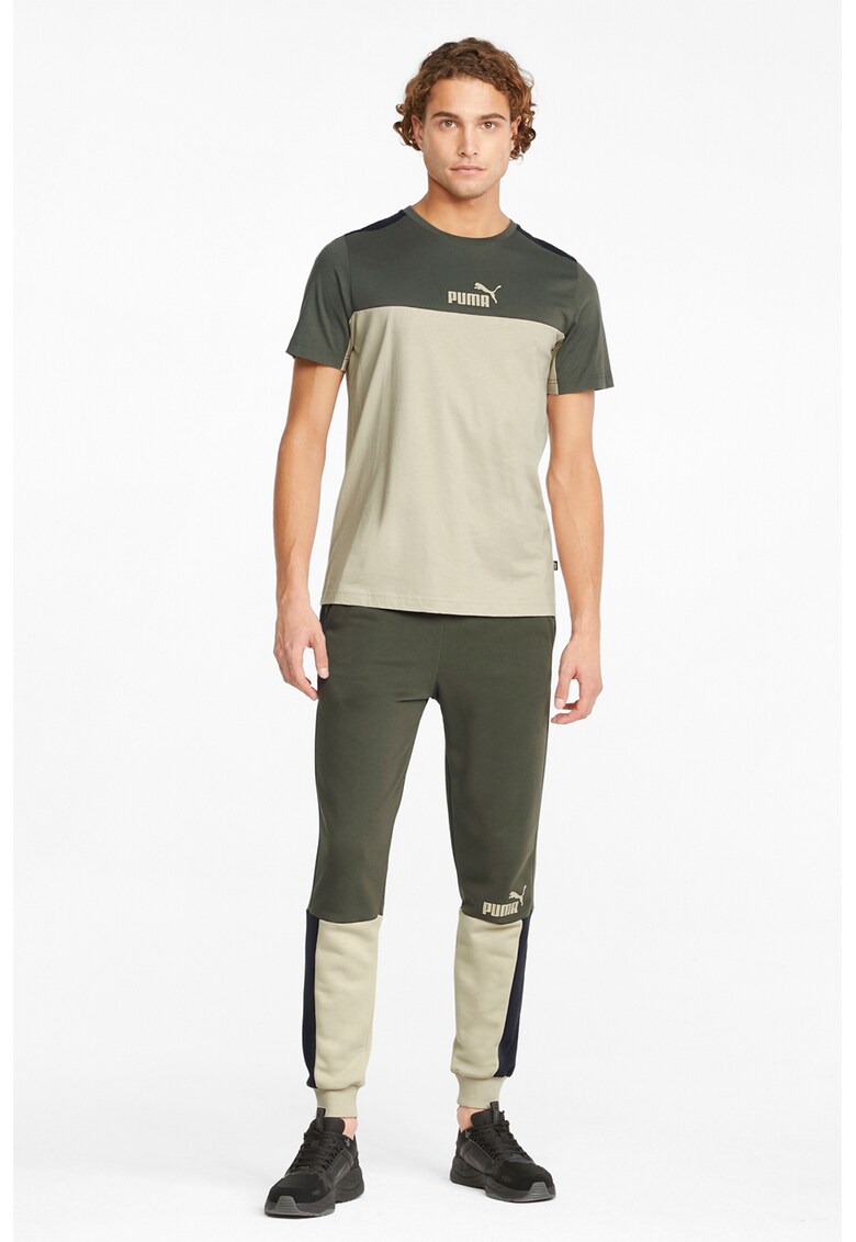 Спортен панталон Essentials с цветен блок