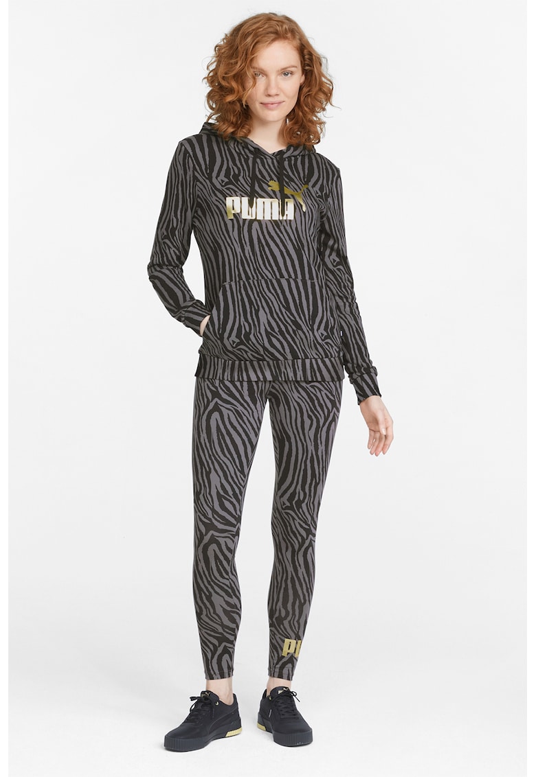 Hanorac cu imprimeu si snururi Essentials