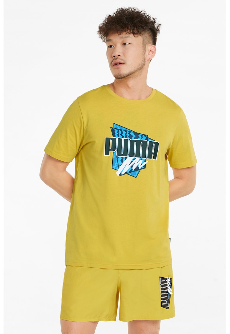 Tricou de bumbac cu imprimeu grafic