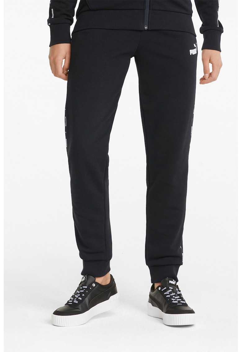 Pantaloni sport cu benzi laterale cu logo Power