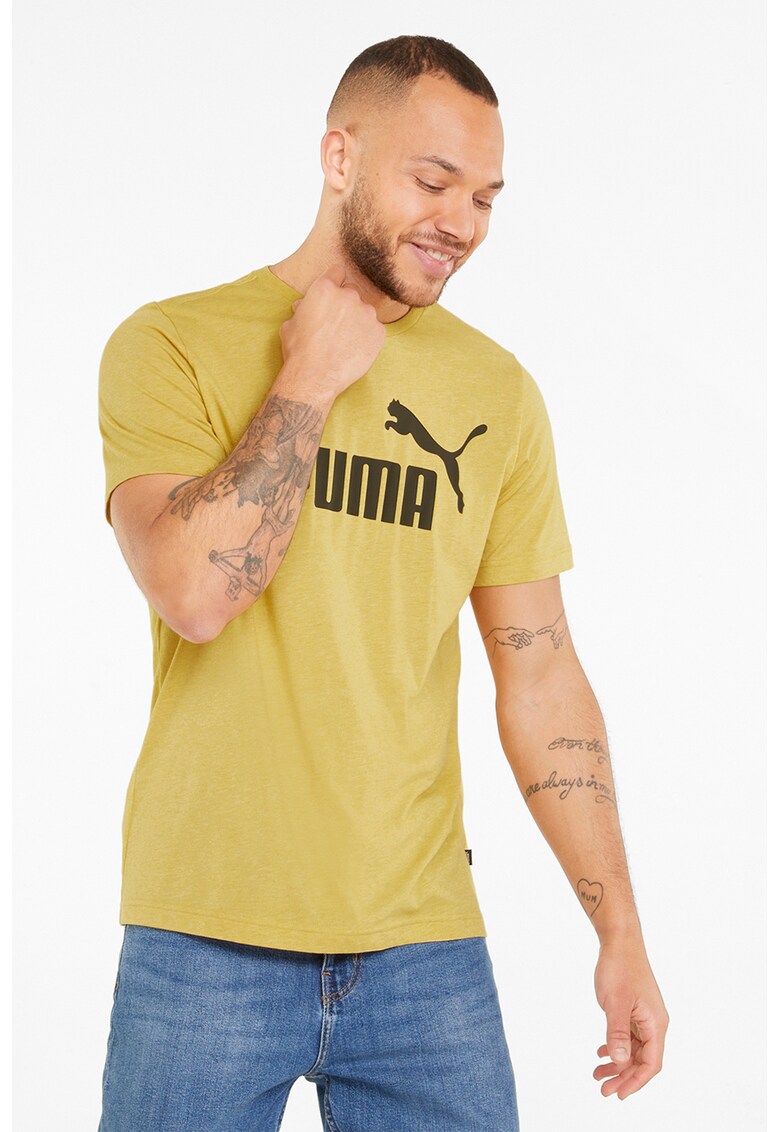 Tricou cu logo Essentials Heather
