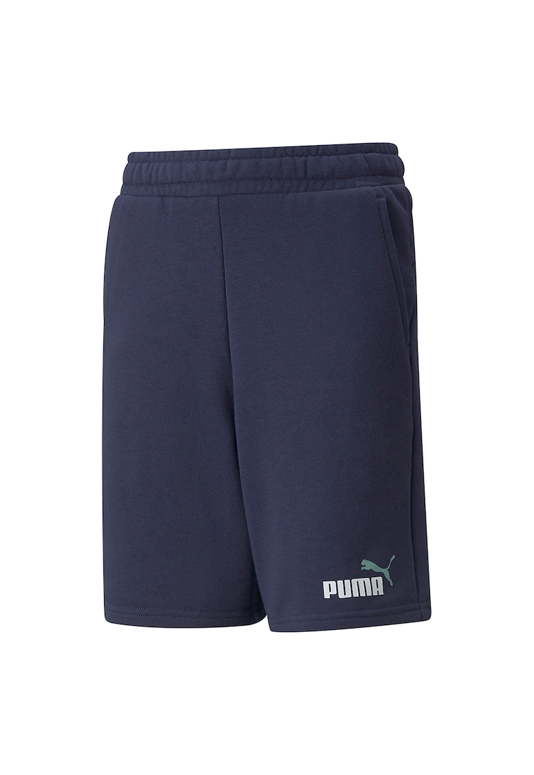 Pantaloni scurti cu buzunare laterale ESS+ - Alb/Verde persan/Bleumarin