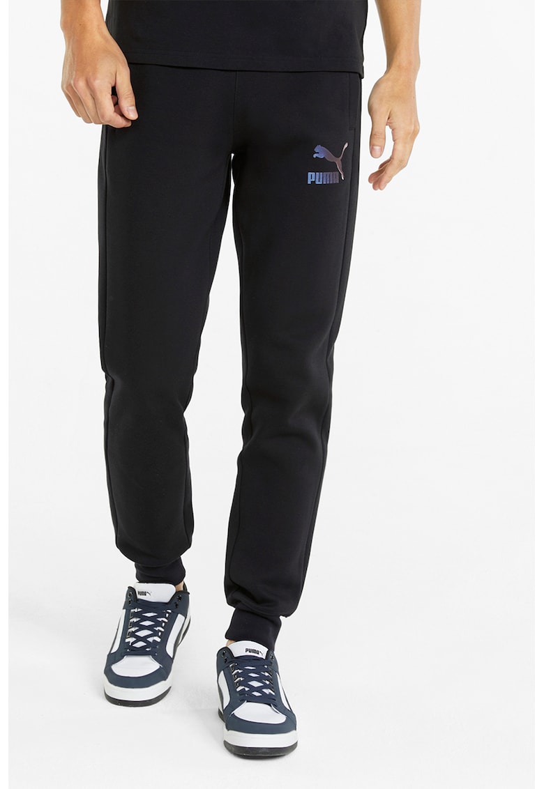 Pantaloni sport cu logo Iconic T7 DK