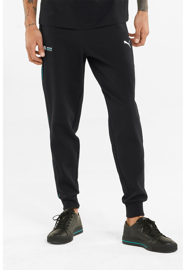 Pantaloni sport regular fit cu buzunare oblice