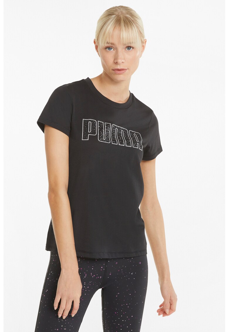 Puma Tricou cu imprimeu logo - pentru fitness stardust