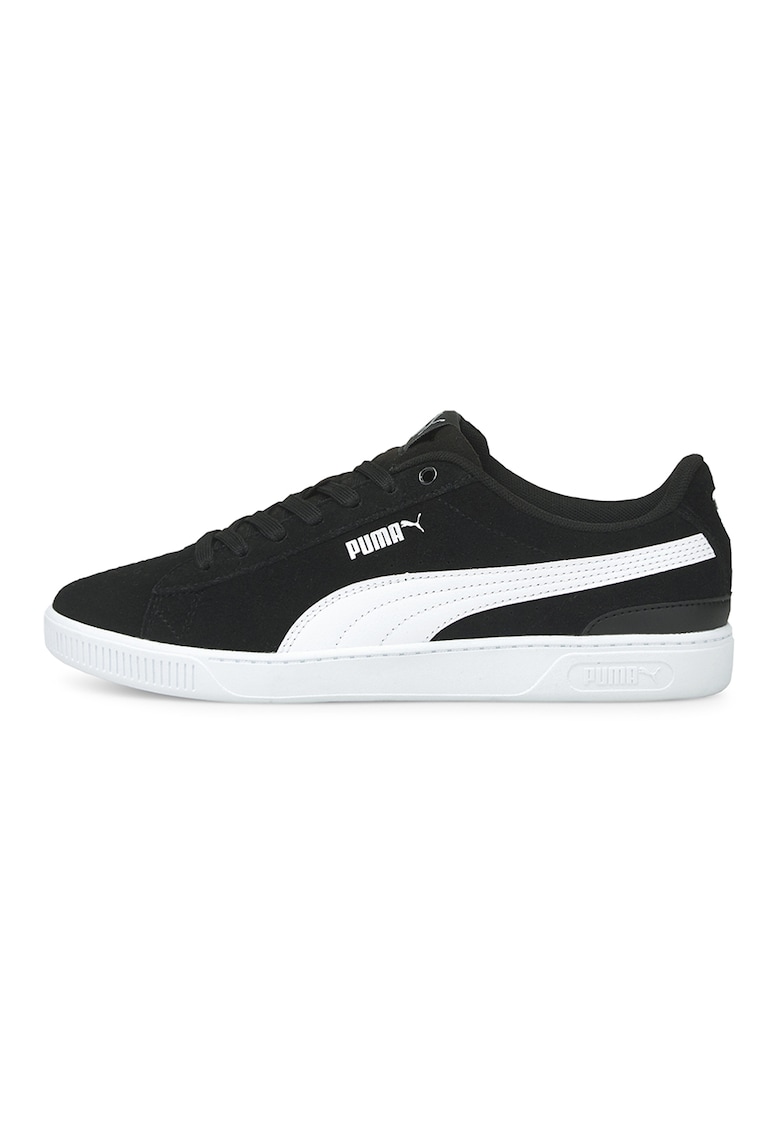 Pantofi sport de piele intoasa Vikky v3 - Alb/Negru